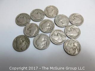 (29) Buffalo Nickels 