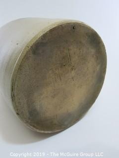 Collectible: Crockery: 15" T Salt Glazed Ovoid Stoneware Crock with Cobalt Blue Decoration; Norton and Co., Bennington, VT (Description Altered Nov 7 at 8:12am)