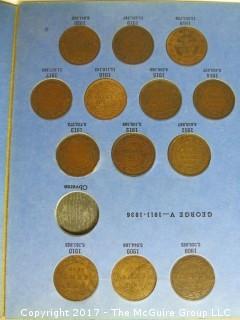 Collection of Canadian Large Cents 