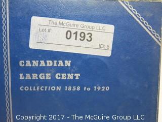 Collection of Canadian Large Cents 