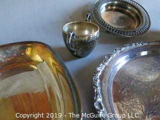 Collectible: Silver plate: Collection of Silver Plated Servingware