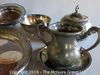 Collectible: Silver plate: Collection of Silver Plated Servingware