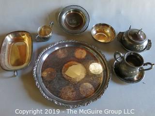 Collectible: Silver plate: Collection of Silver Plated Servingware