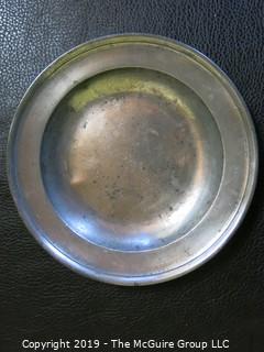 Collectible: Pewter: Collection of Antique Pewter Servingware; various hallmarks shown