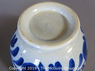 Collectible: Ceramic: Blue on White Hand Painted Ceramic Bowl