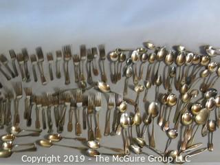 Collectible: Household: Kitchen: Assorted Patterns of Silver Plated Flatware 