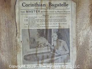 Collectibles: Games: Holey Boley Corinthian Bagatelle Board; made by Abbey 