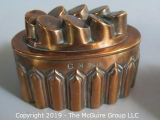 Collectibles: Household: Kitchen: Collection of (5) Antique Copper Molds