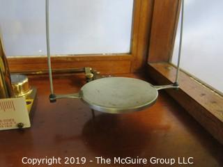 Collectibles: Scientific: Vintage Jewelers Scale; Voland & Sons, New Rochelle, NY with micro-weights