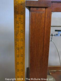 Collectibles: Scientific: Vintage Jewelers Scale; Voland & Sons, New Rochelle, NY with micro-weights