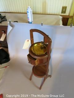 Collectibles: Household: Tobaccania: M-C Wooden Smoking Stand