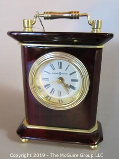 Collectible: Household: Clock: small Howard Miller Table Clock; 5" T