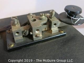 Collectibles: Historic: Industrial: Telegraph Signal Key for Morse Code