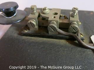 Collectibles: Historic: Industrial: Telegraph Signal Key for Morse Code