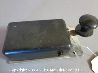 Collectible: Historic: Industrial: Telegraph Signal Key for Morse Code