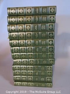 Books: Book Series: "The Complete Works of Charles Dickens"; Centennial Edition; leather hard bound; 12 volumes