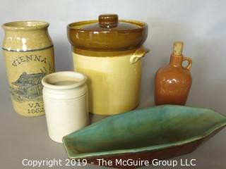 Collectible: Household: Stoneware: Assortment of Ceramics including pots and jugs 