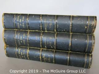 Books: Book Series: 3 Leather Bound Volumes; "Pictorial Field Book of the Civil War in the United States of America"; by Benson J. Lossing; Thomas Belknap, publisher - eBay$$$