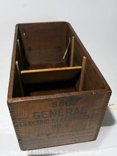 Advertising: Wood Crate: VTG: (refer to photos for condition): Blasting Caps