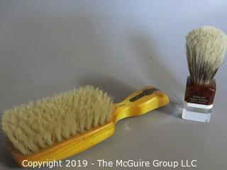 Personal Items: VTG: Shaving and Hair Bristle Brushes