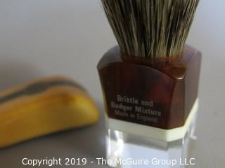 Personal Items: VTG: Shaving and Hair Bristle Brushes