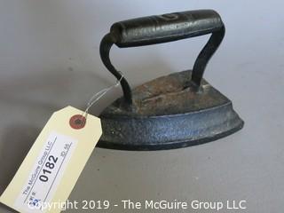 Cast Iron: Laundry Iron: VTG: 