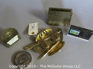 Desk Top Items: Brass: Commemorative Stamp