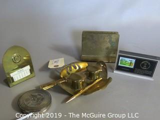 Desk Top Items: Brass: Commemorative Stamp