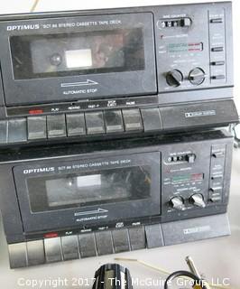 Collection including audio equipment (used in language teaching)