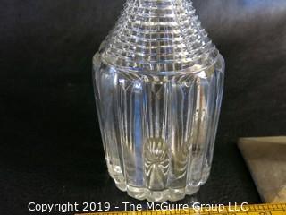 Crystal: Lead Cut: Decanter: no stopper 