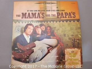 Vinyl Record Albums - Rolling Stones, Supremes, Mama's and the Papa's