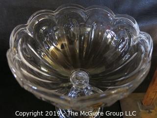 Crystal: Footed Compote: Colonial Style