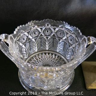 Covered Crystal Candy Bowl