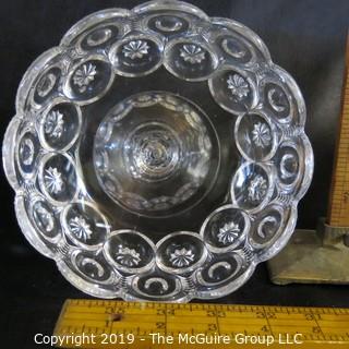 Pair of Crystal Covered Candy Dishes