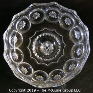 Pair of Crystal Covered Candy Dishes