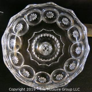 Pair of Crystal Covered Candy Dishes