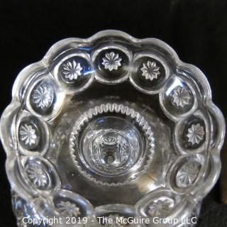 Pair of Crystal Covered Candy Dishes