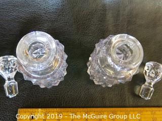 Pair of Crystal Decanters