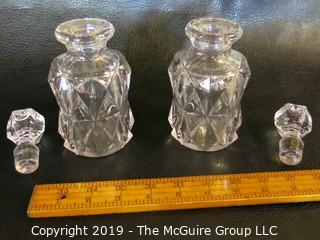 Pair of Crystal Decanters