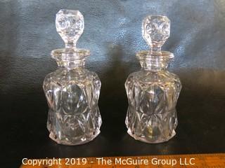 Pair of Crystal Decanters