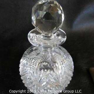 Two (2) Lead Cut-Crystal Decanters