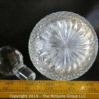 Two (2) Lead Cut-Crystal Decanters