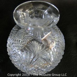 Two (2) Lead Cut-Crystal Decanters