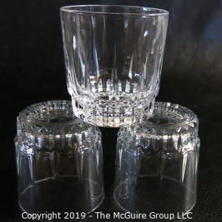 French Arcoroc Patterned Glassware