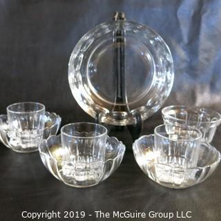 French Arcoroc Patterned Glassware