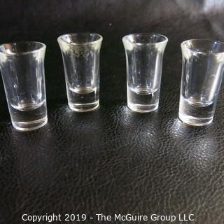 EAPG Sherry Glasses two sets of four