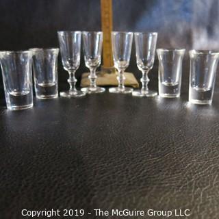 EAPG Sherry Glasses two sets of four