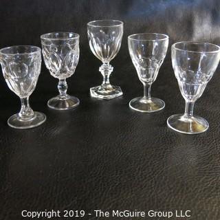 EAPG Glasses "Colonial Style" incl  Fostoria