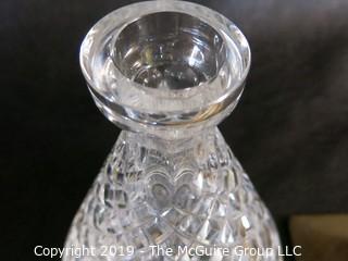 Crystal Decanter Diamond Pattern