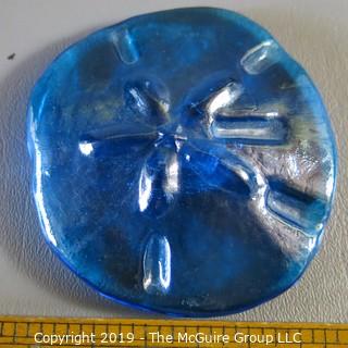 Assortment of Blue Art Glass